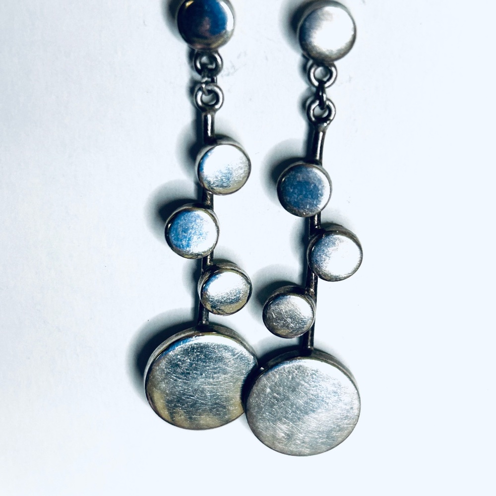 Solid Silver Earrings - image 1